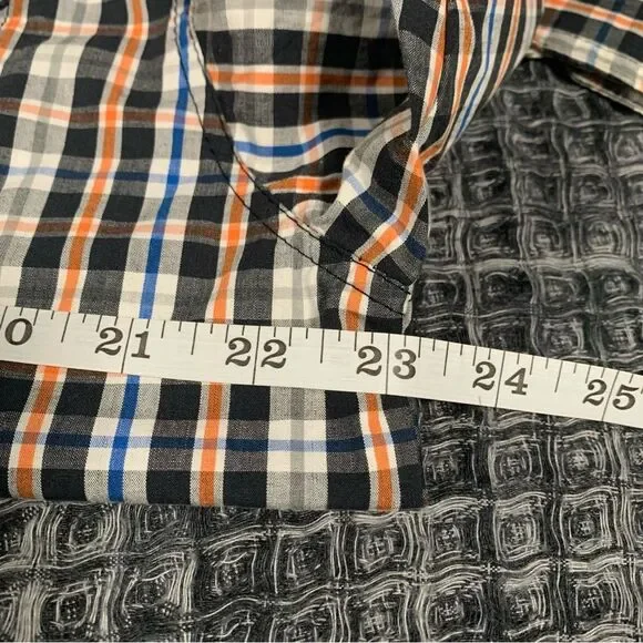 SOUTHPOLE Hexagon Product Long Sleeve Plaid Button Down Shirt Men's XL #732 - Picture 8 of 9